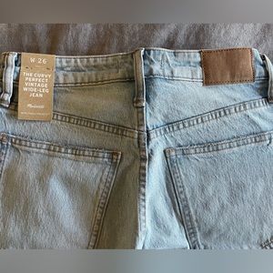 Madewell Curvy Perfect Vintage Wide-Leg Jean.